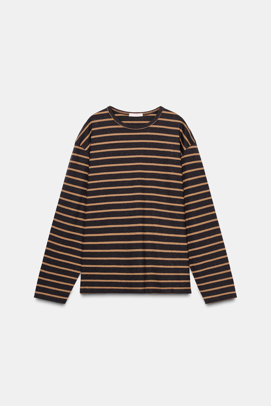 STRIPED LONG SLEEVE T-SHIRT - Zara фото 3