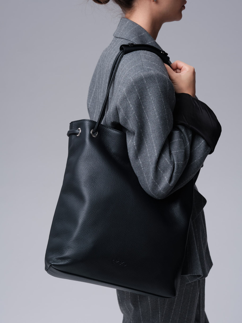 Кожаная сумка Ann DBR 31228 черный фото 3