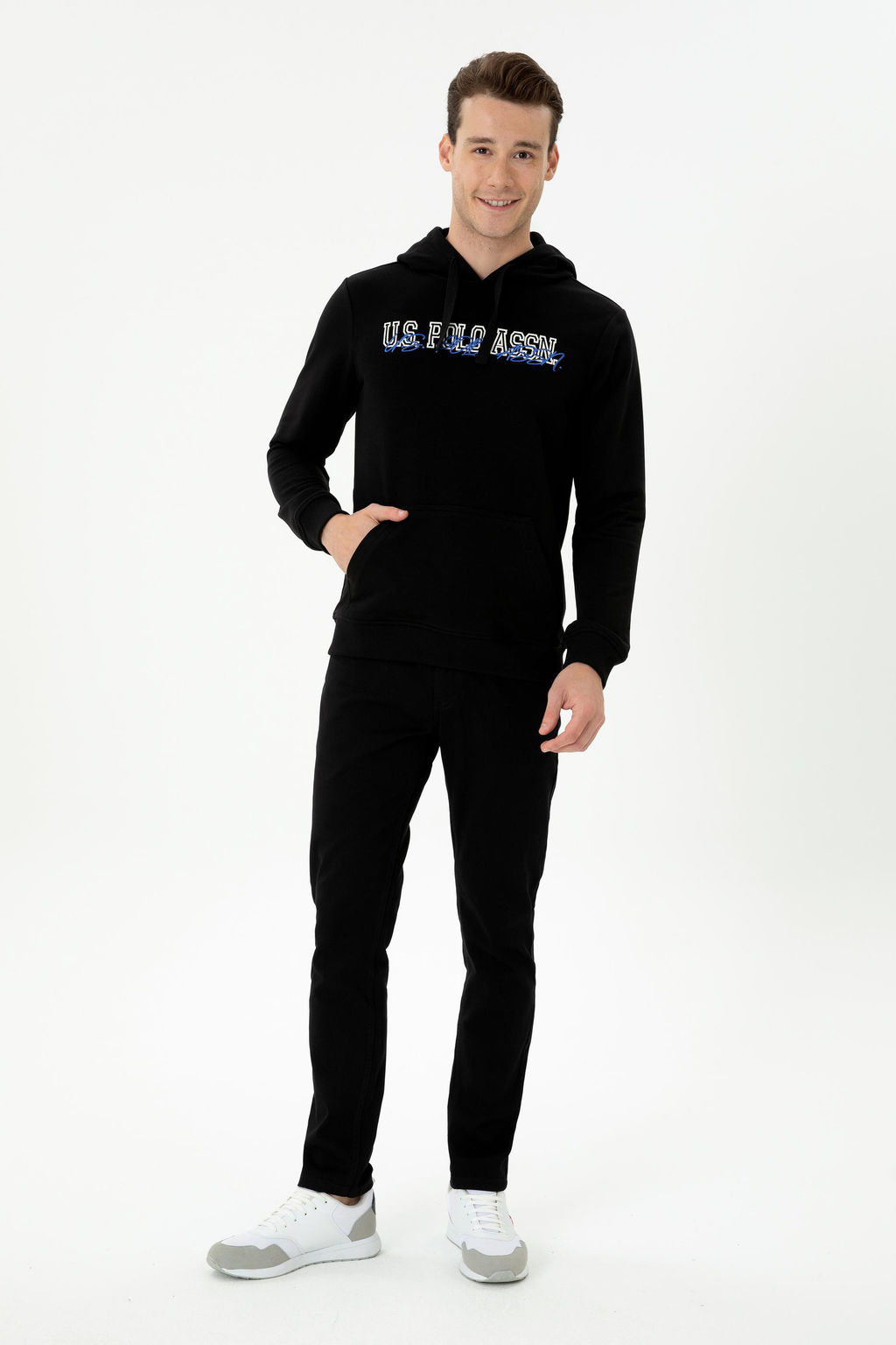 U. S. Polo Assn / Мужские черные брюки из плотной ткани - U.s. polo assn фото 18