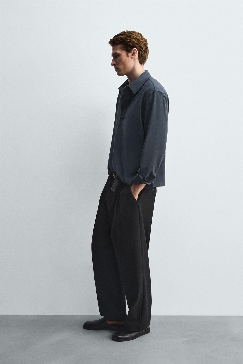 FLOWING POLO SHIRT - Zara фото 4