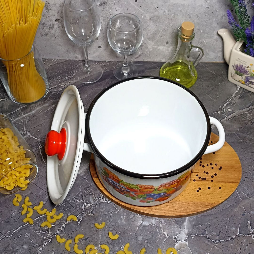 Кастрюля 4,5л 1с17/с белосн. Варенье