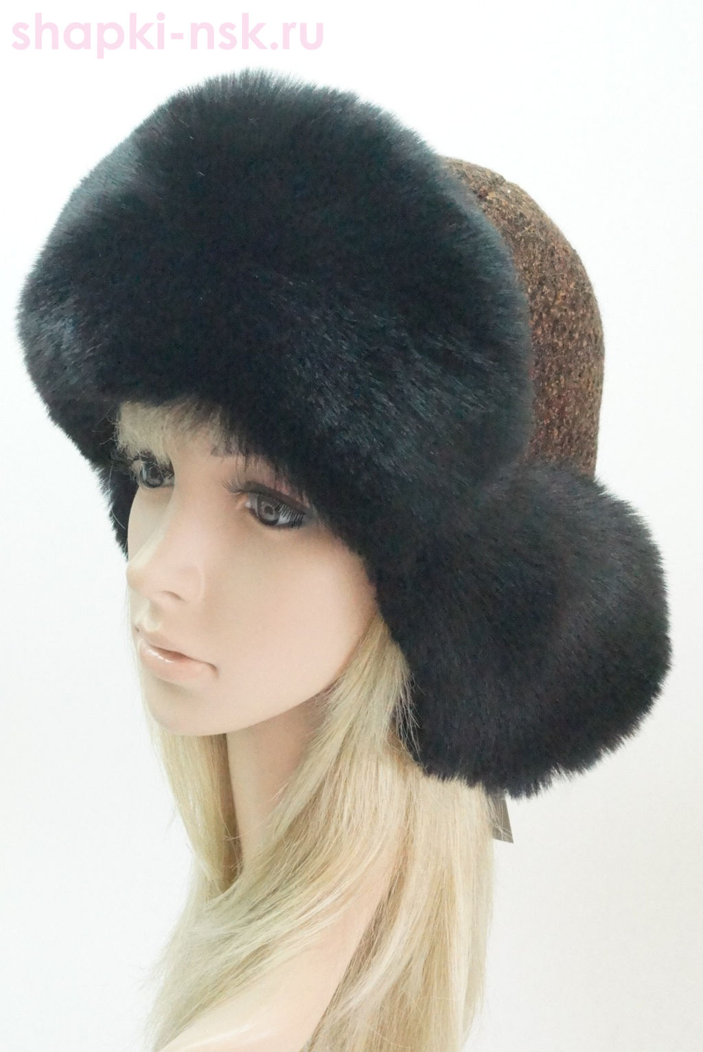 Нон-стоп шерсть ладен Ушанка женская (55-58)