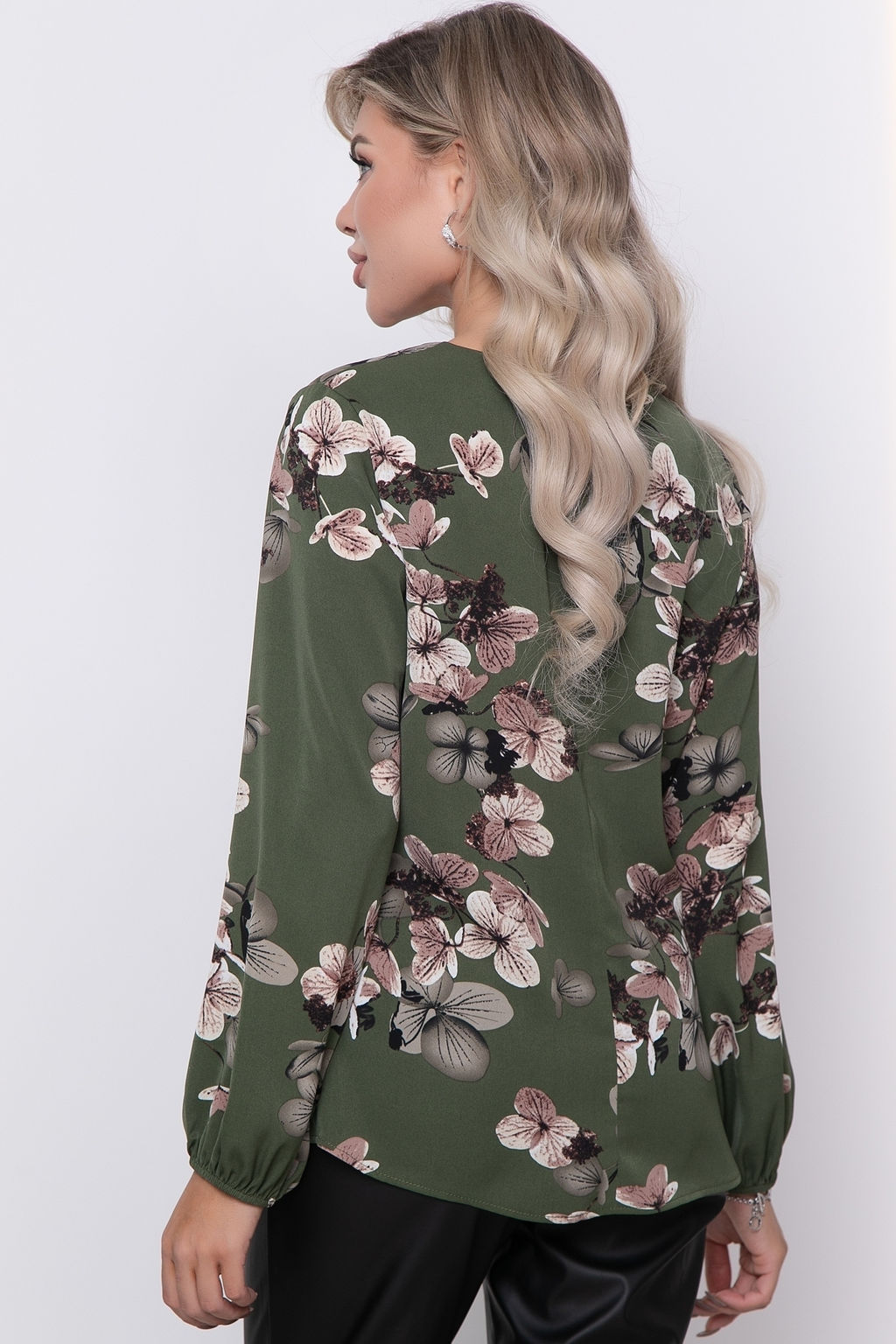 Блуза Виктория Флер (грин) - Diolche фото 6