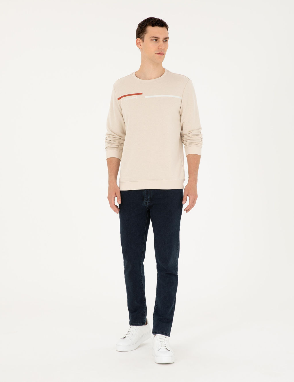 Camel Regular Fit Sweatshirt - Pierre cardin фото 4