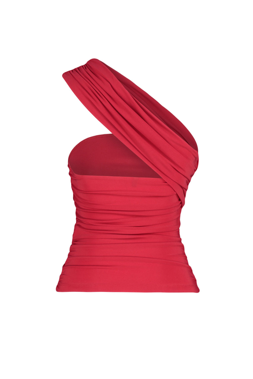 K?rm?z? Tek Omuz Detayl? Derapeli Esnek Orme Bluz TWOSS24BZ00214 - Trendyolmilla фото 7
