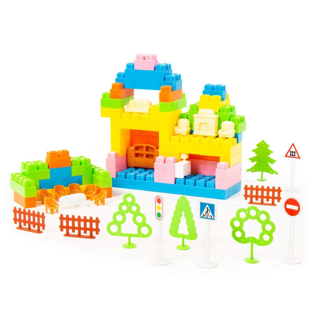 Конструктор Малютка (107 элементов) (в пакете) - Полесье фото 2