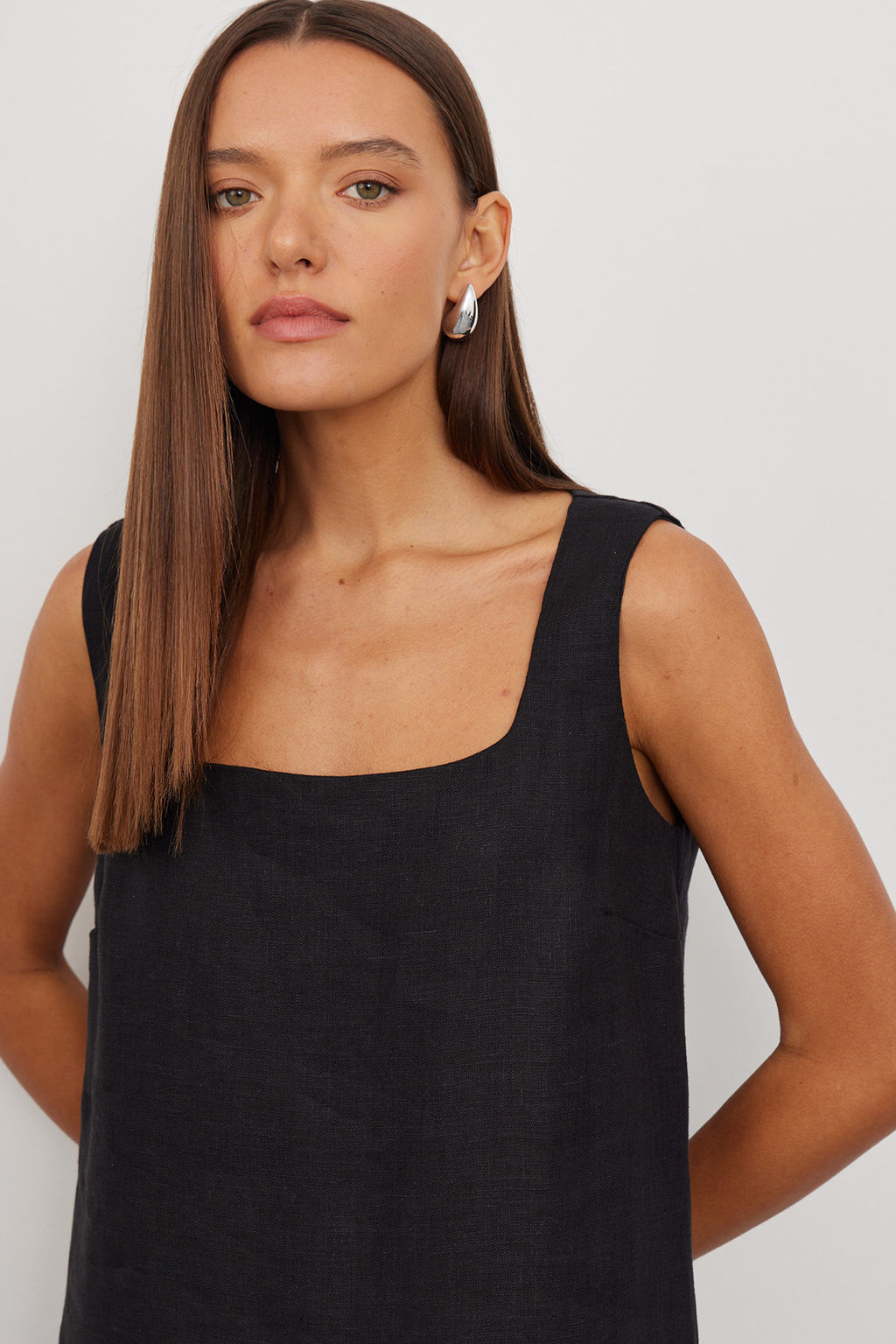 Сарафан длинный D026_Black/Черный - M&G all natural фото 2