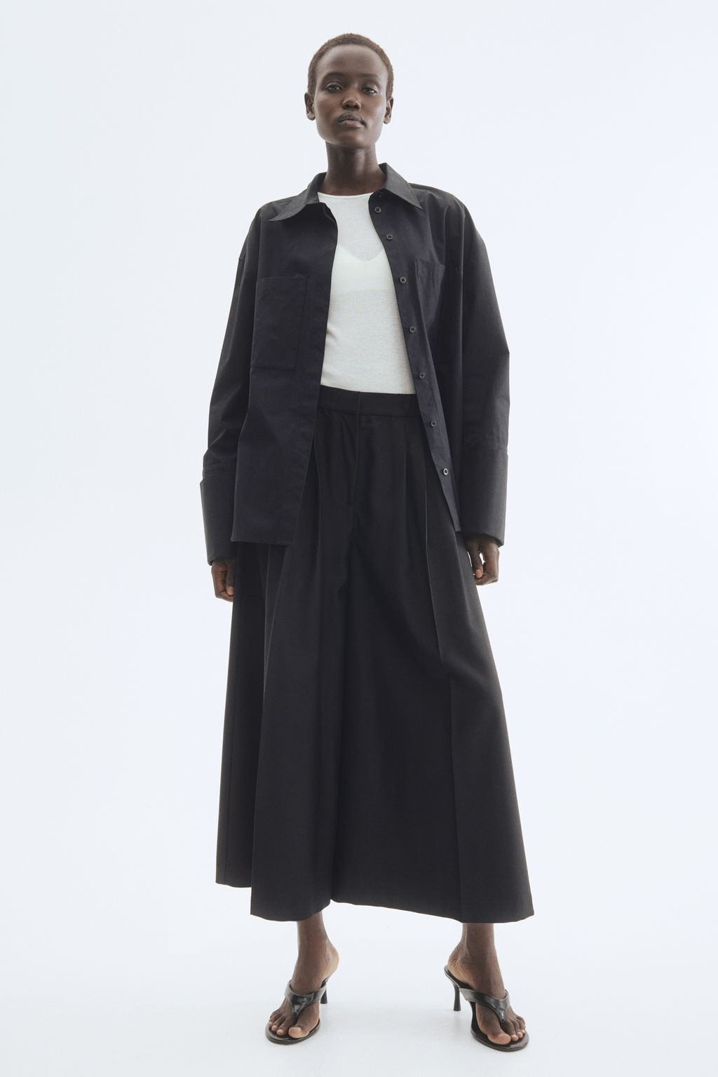 Pantal?n culotte plisado - H&m фото 2