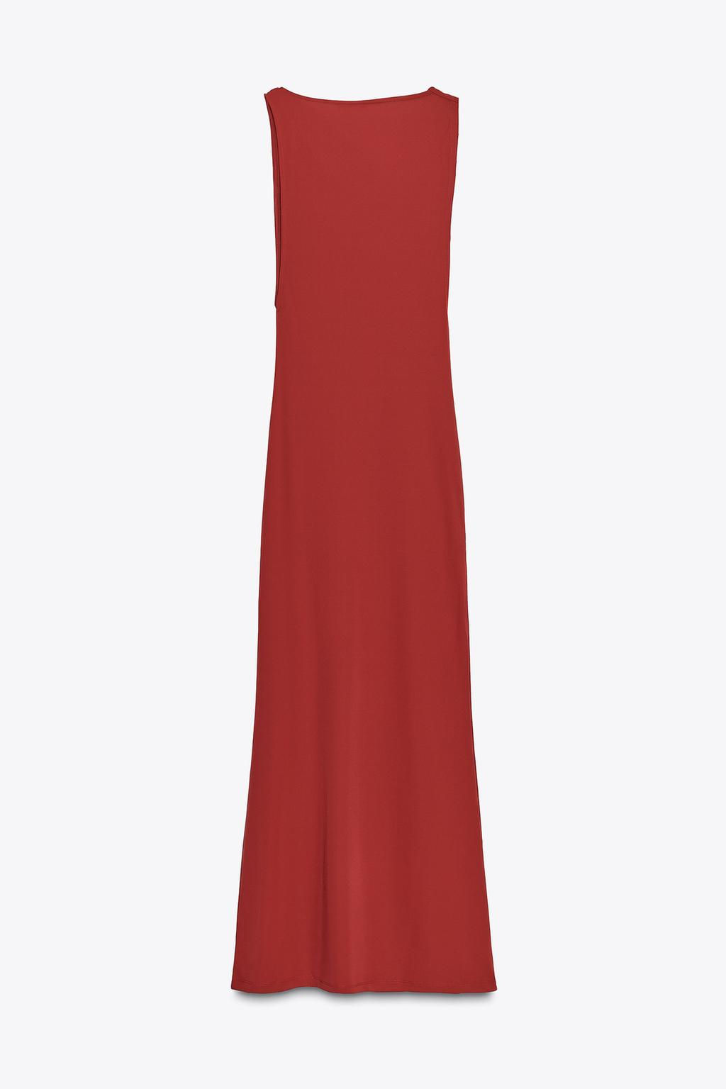 LONG DRAPED DRESS - Zara фото 7