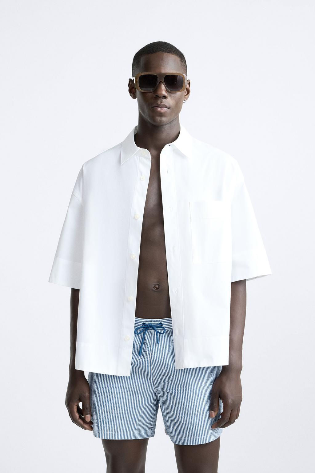 REGULAR GOFRE KUMAS DENIZ SORTU - Zara фото 46