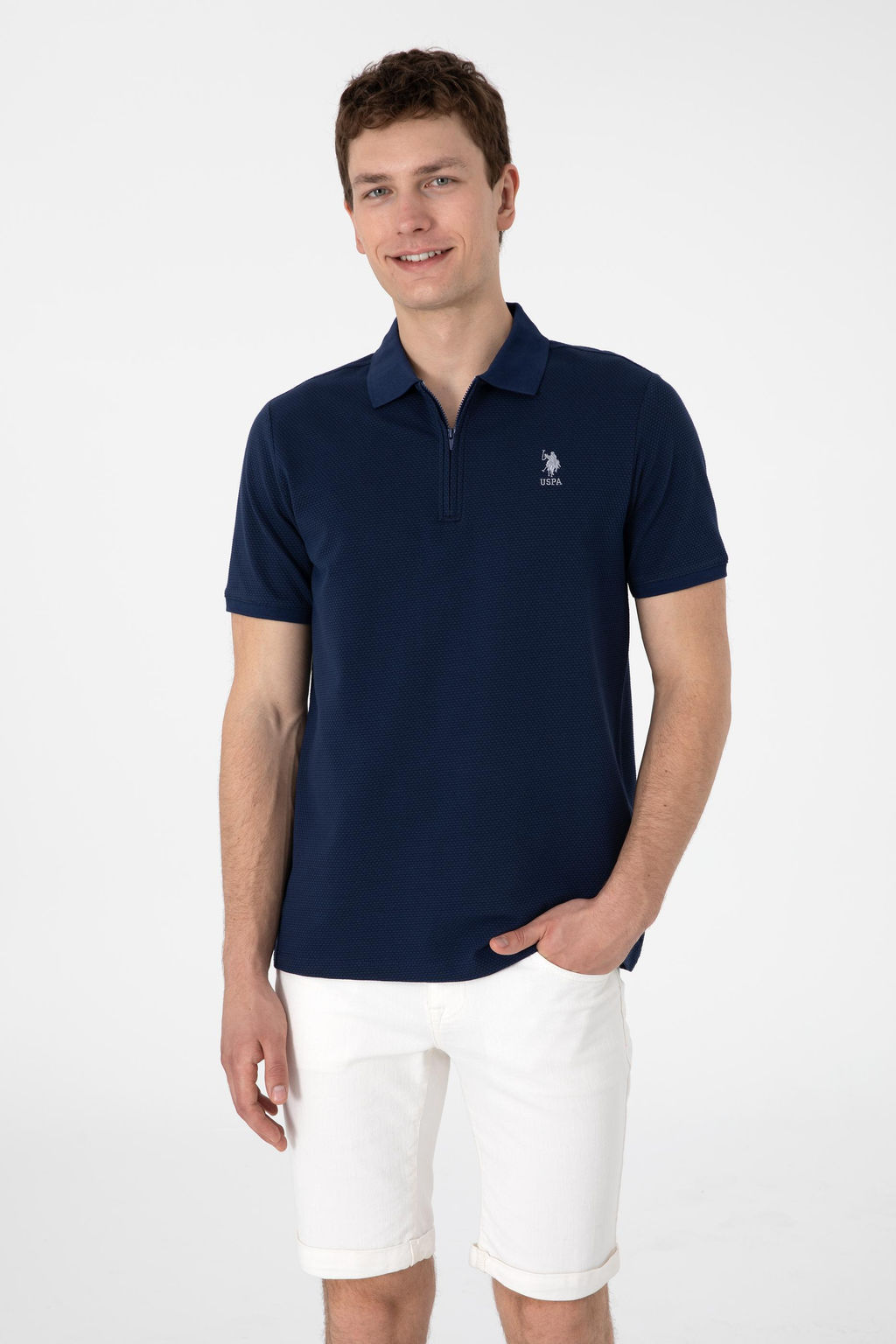 Erkek Regular Fit Polo Yaka Lacivert Ti__rt Sepette S_rpriz _ndirim - U.s. polo assn фото 8