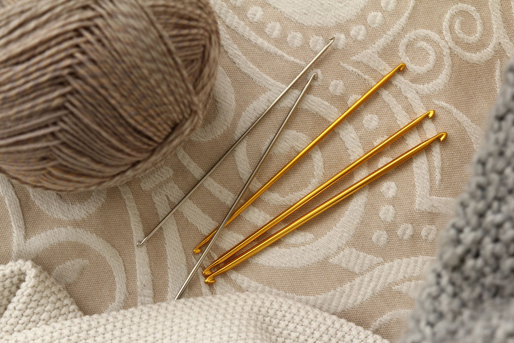 Для вязания Gamma SH3 крючок для тунис. вязания двухстор. сталь d 2.5 мм 14.5 см в чехле  фото 7