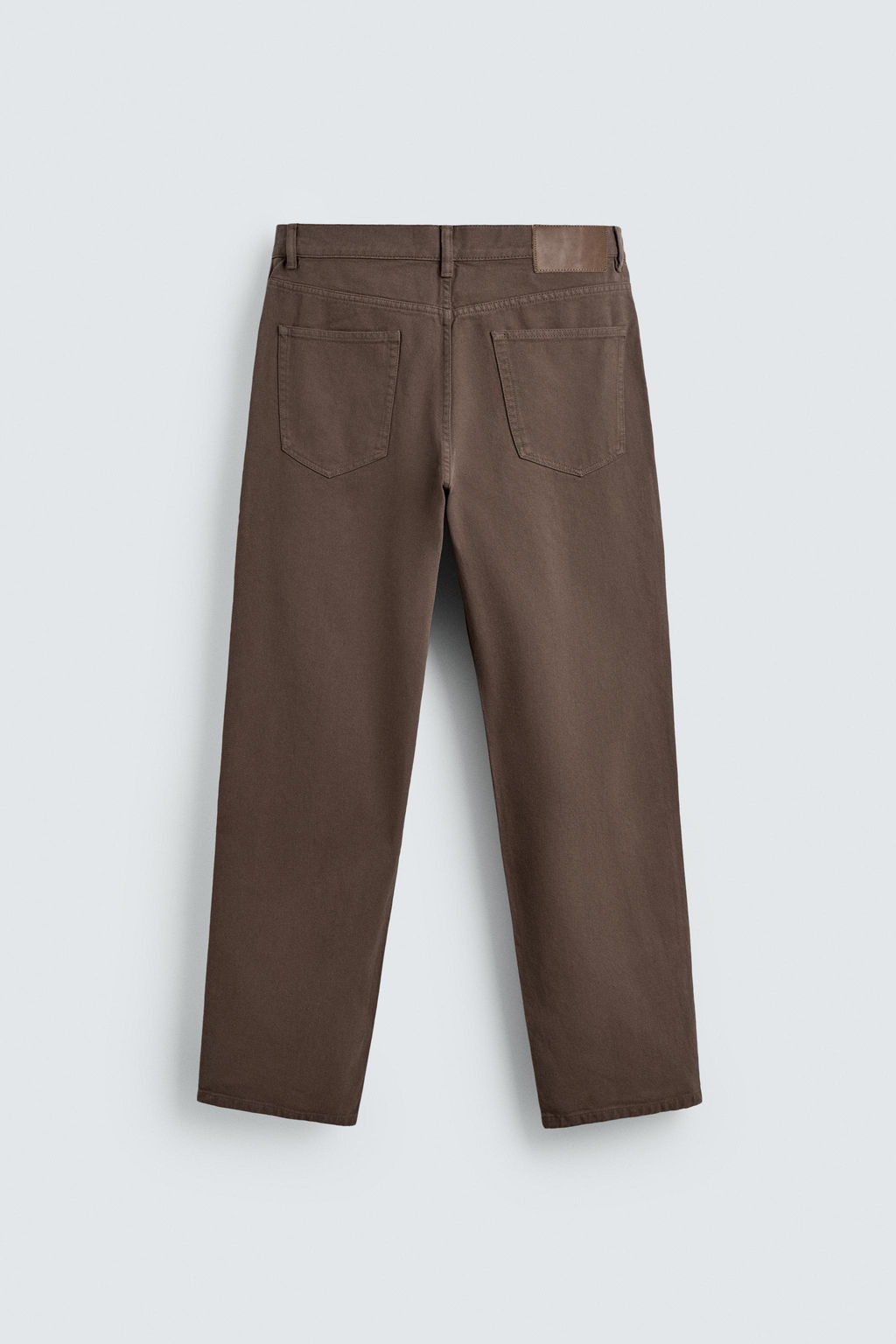 JEANS STRAIGHT FIT LAVADO / Marr?n / Topo - Zara фото 9