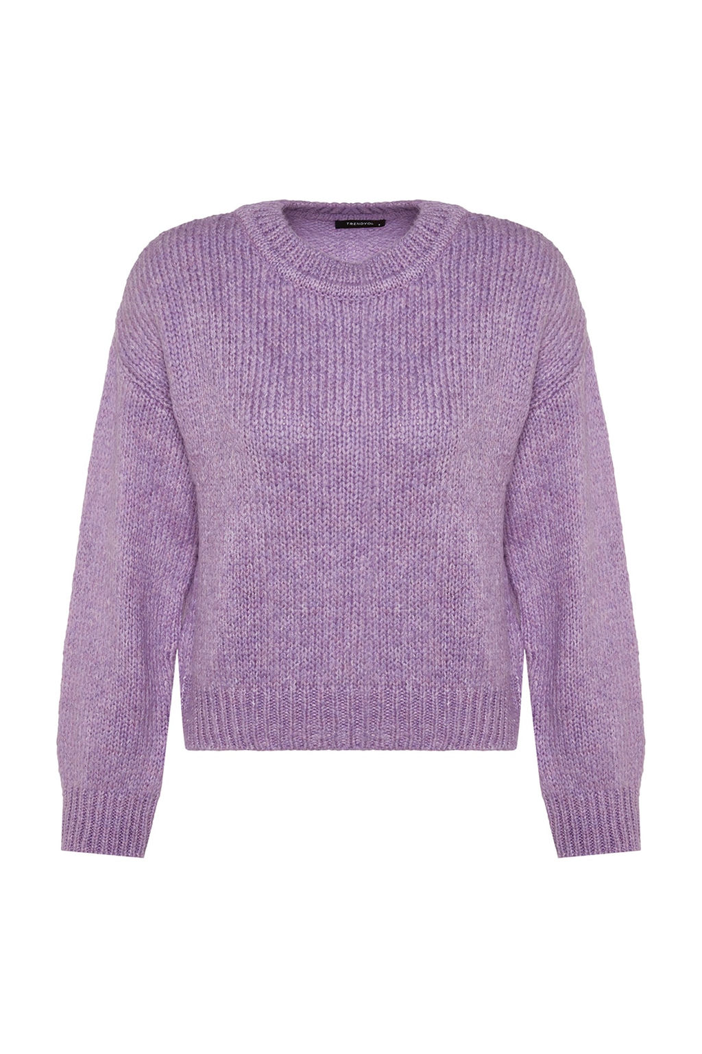 Ekru Genis Kal?p Yumusak Dokulu Basic Triko Kazak TWOAW23KZ00185 - Trendyolmilla фото 22