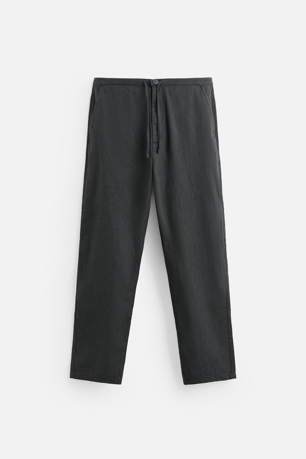 COTTON/LINEN TROUSERS - Zara фото 8