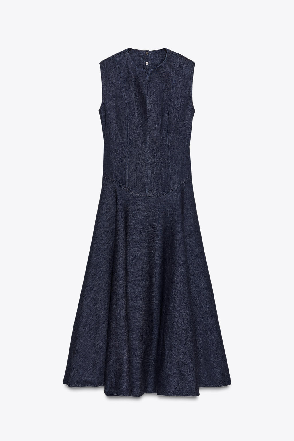 ZW COLLECTION DENIM MIDI DRESS - Zara фото 14