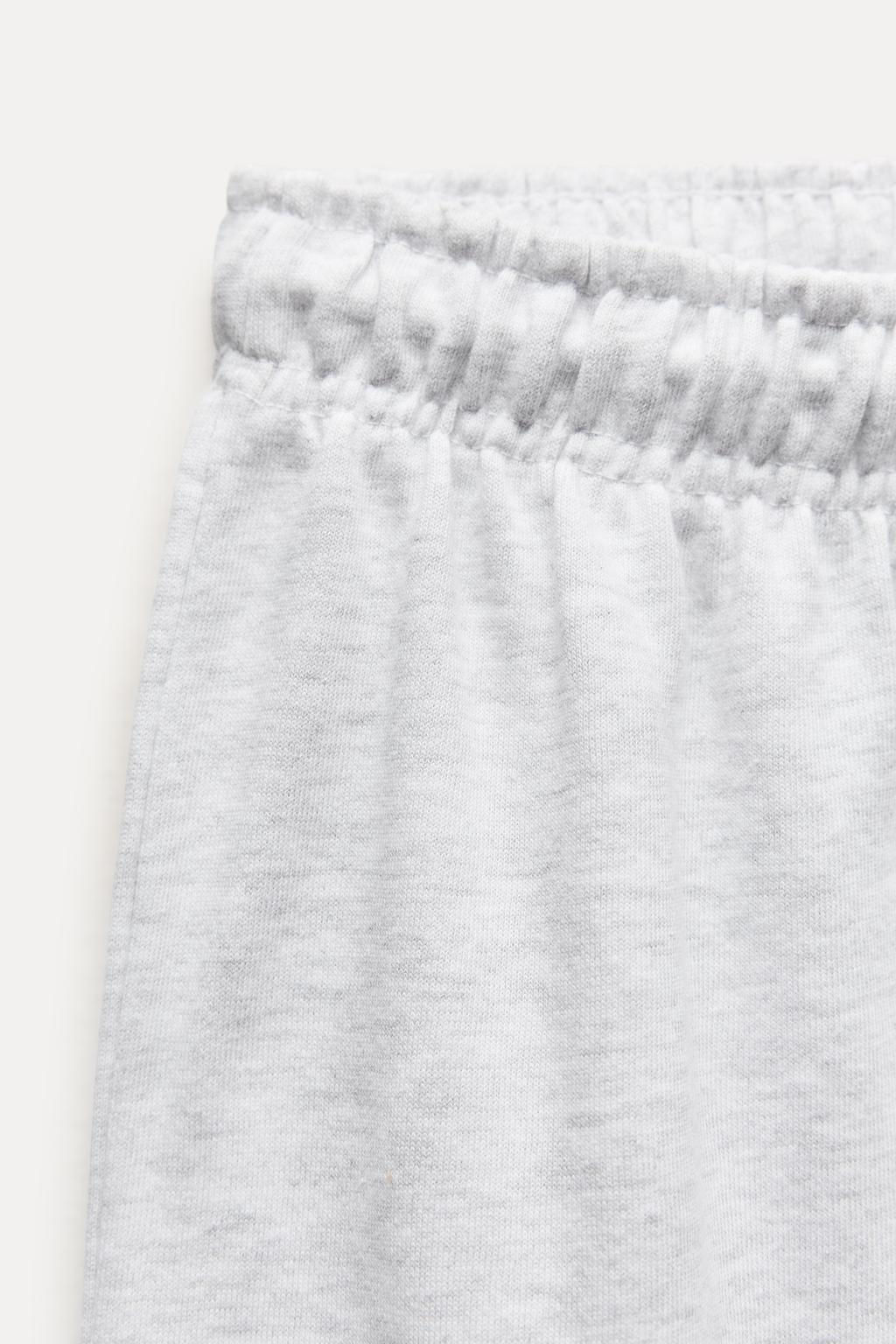 FADED-EFFECT PLUSH JOGGER TROUSERS - Zara фото 19