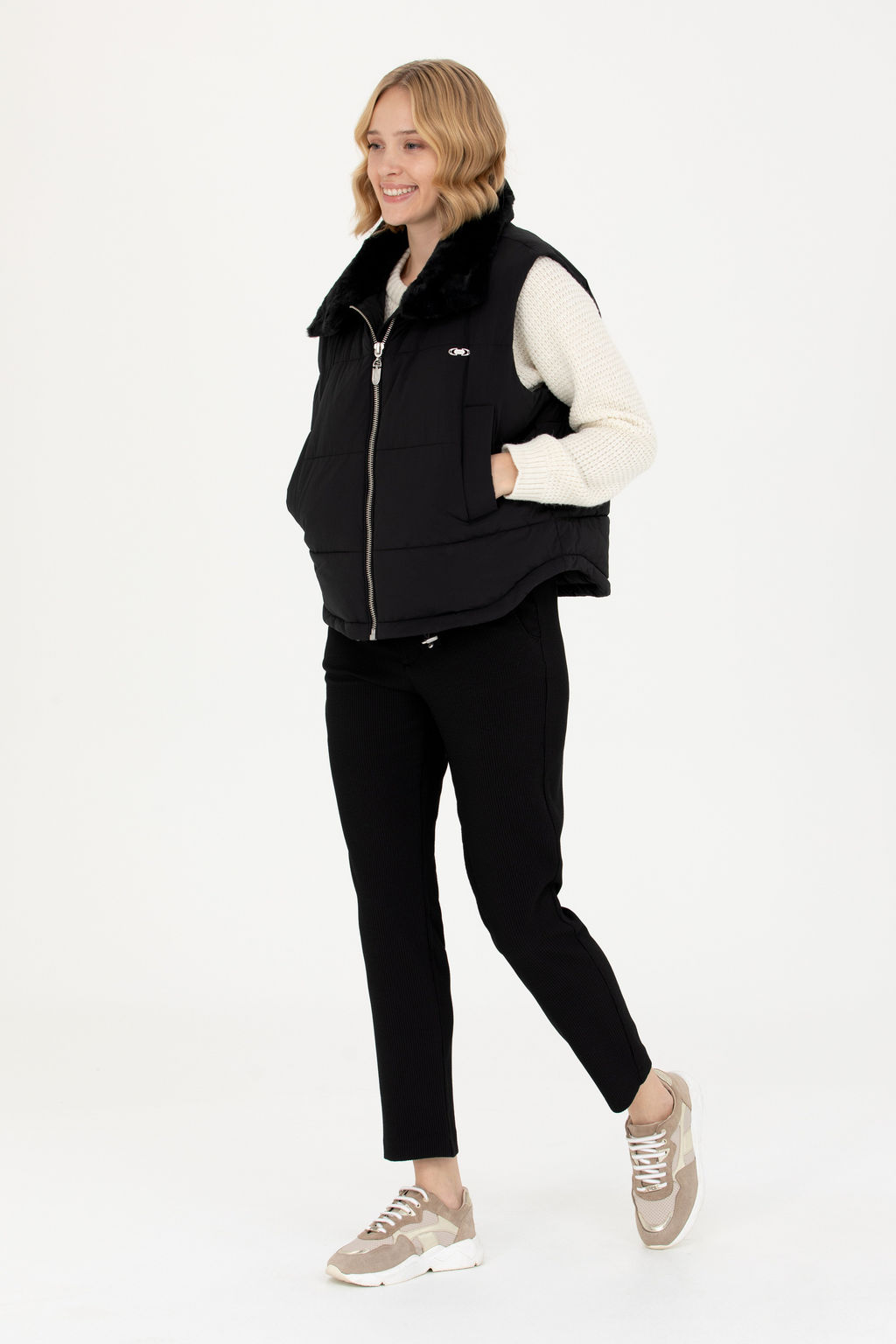 Женский черный жилет - U.s. polo assn фото 11