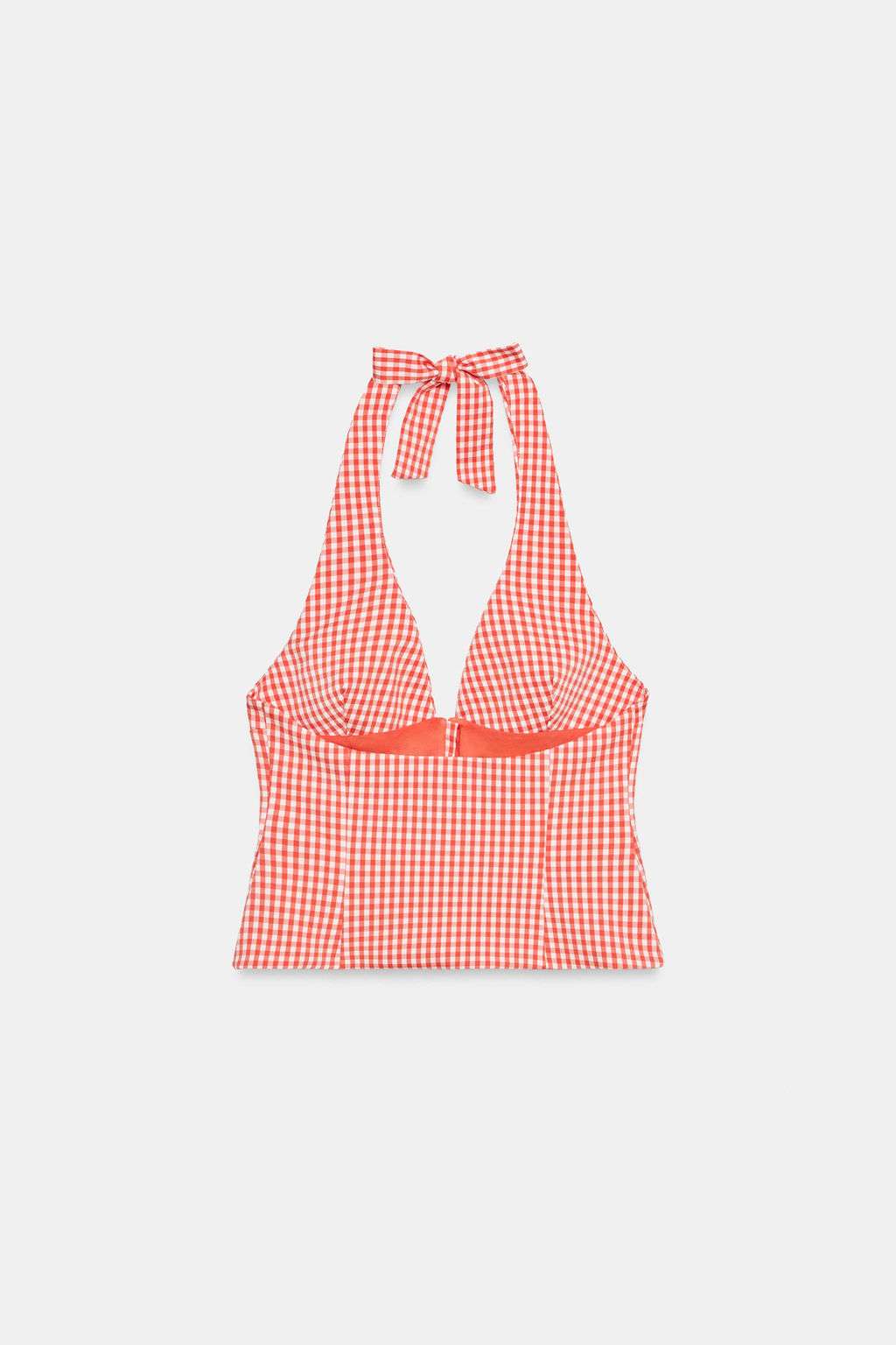 TOP HALTER CORSETERO / Naranja