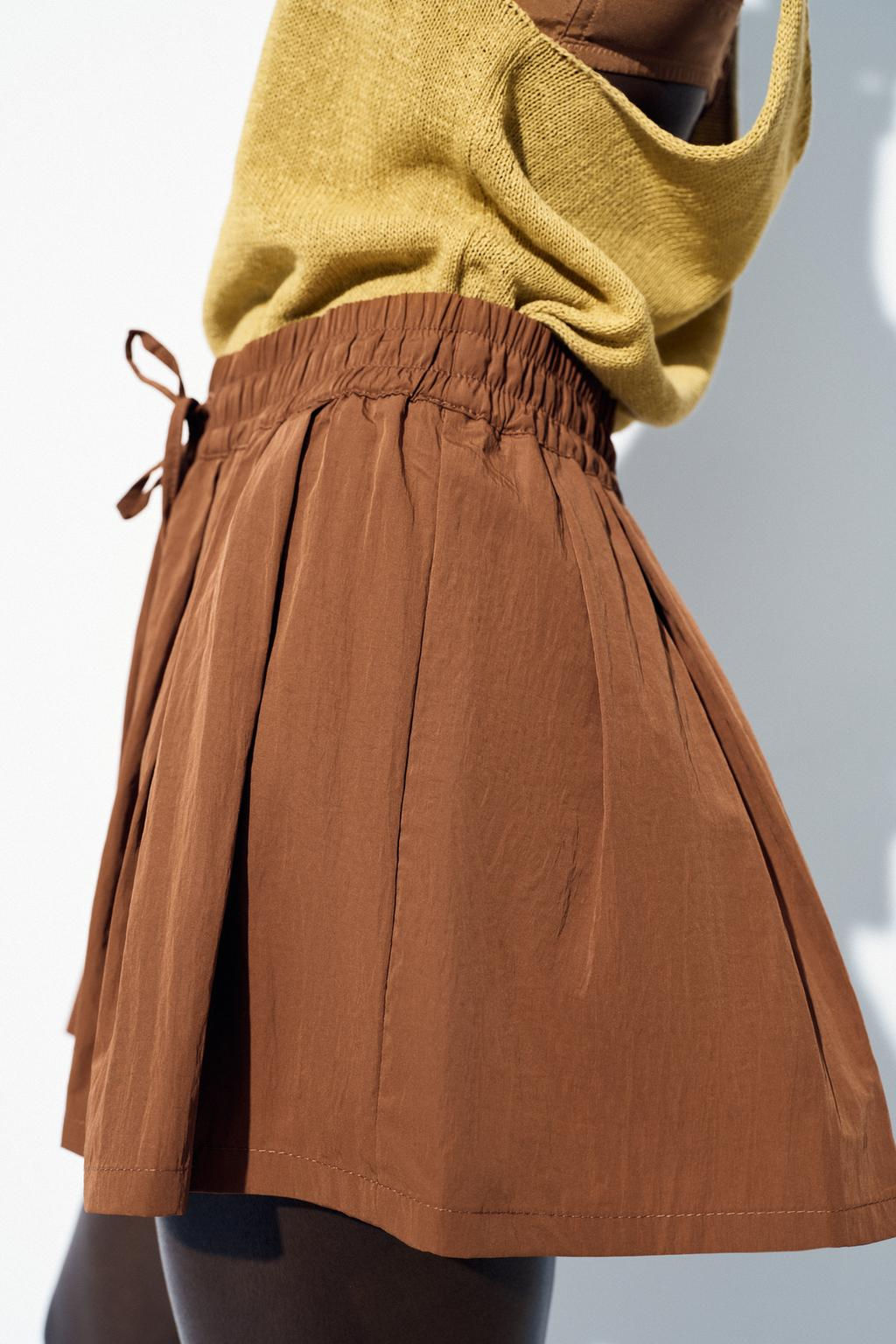 BERMUDA SHORTS WITH ELASTIC WAIST - Zara фото 4