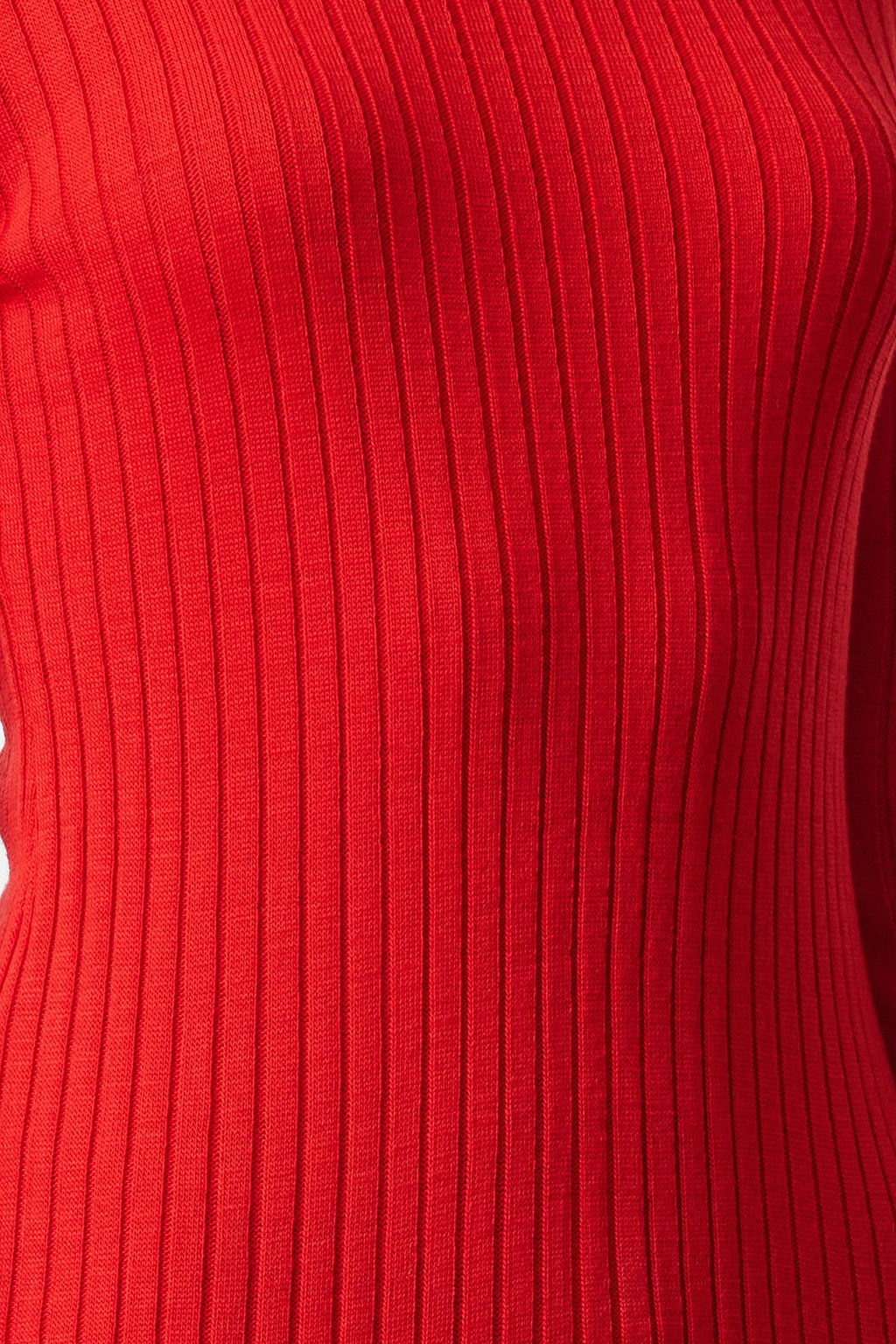 TRENDYOLMILLA K?rm?z? Mini Triko Etek Ucu Detayl? Elbise TWOAW24EL00468 фото 20