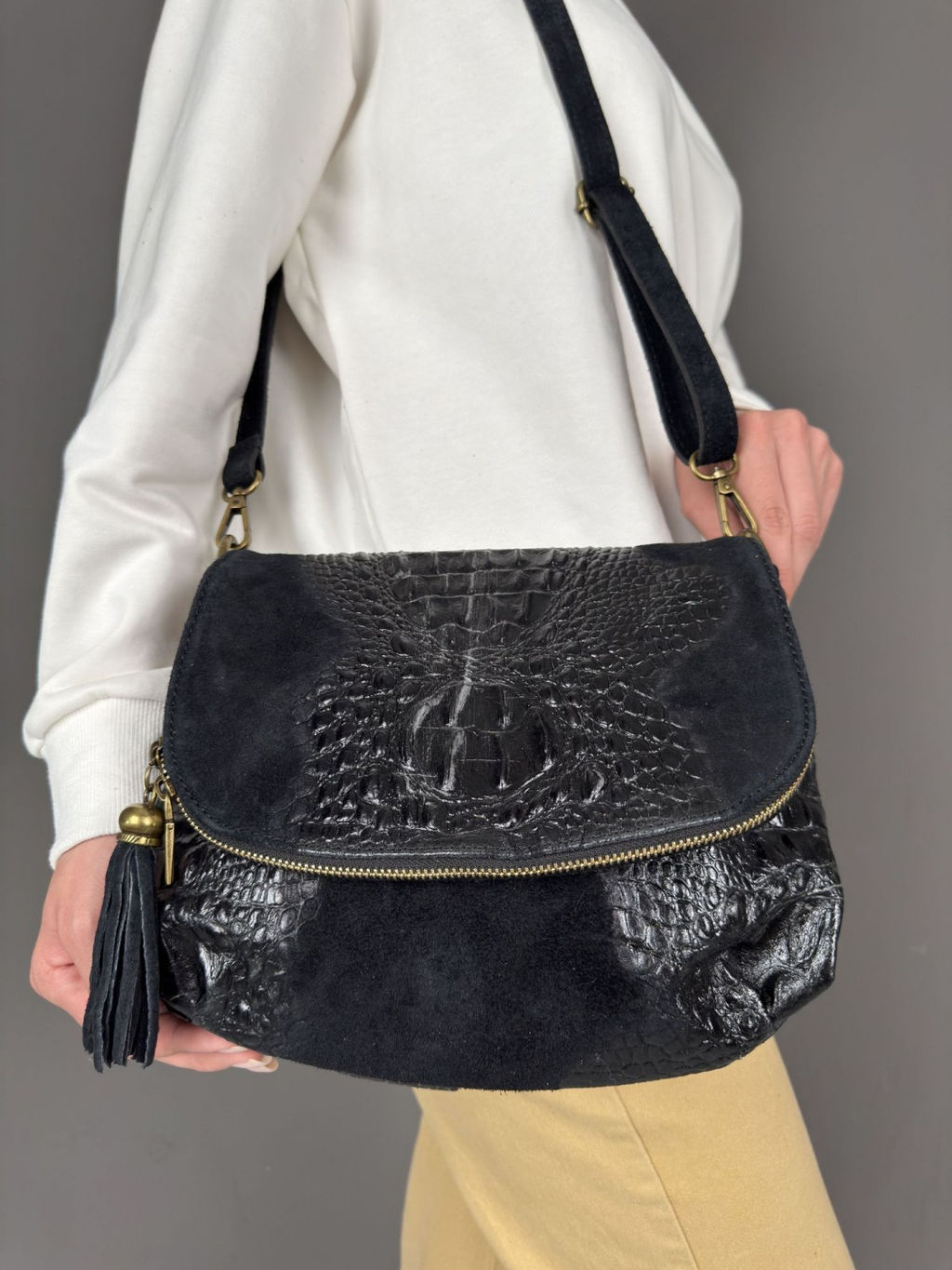 Сумка женская из телячьей кожи