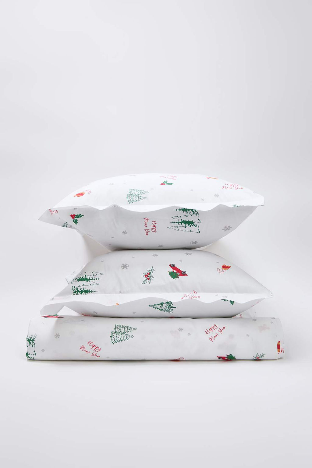 Cift Kisilik Y?lbas? Temal? Nevresim Seti 200x220cm TPHAW26CKN00014