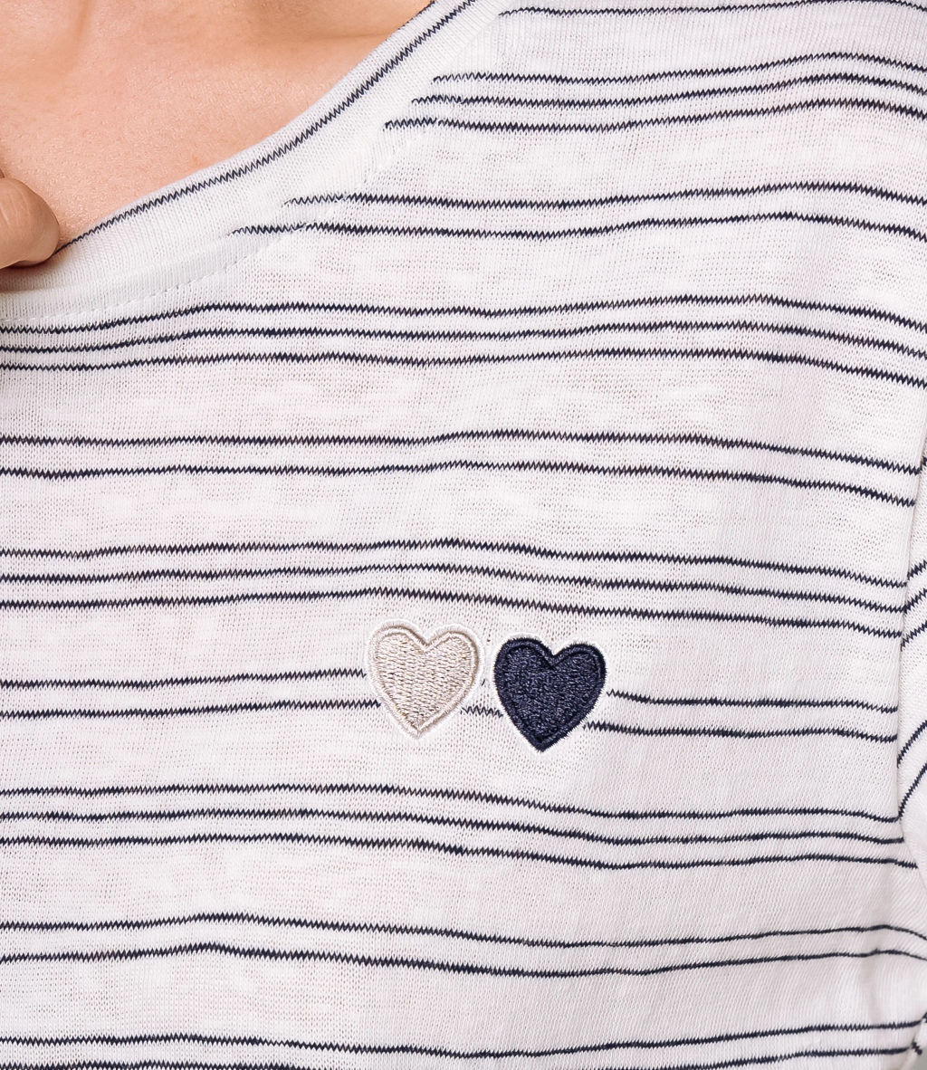 Футболка #КТ9101 (2), синий, белый