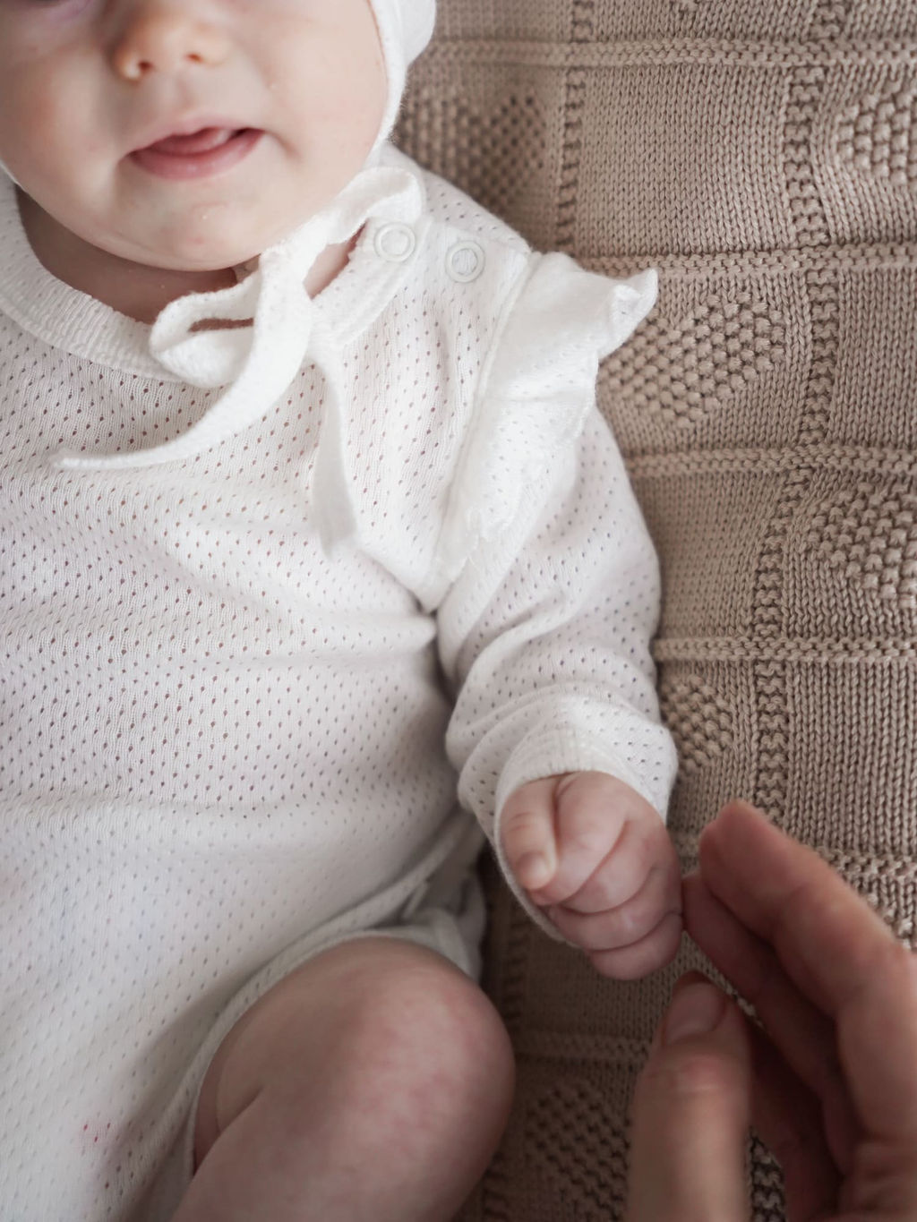 Боди с крылышками Молоко из ажурного хлопка 0+ - Bungly фото 7