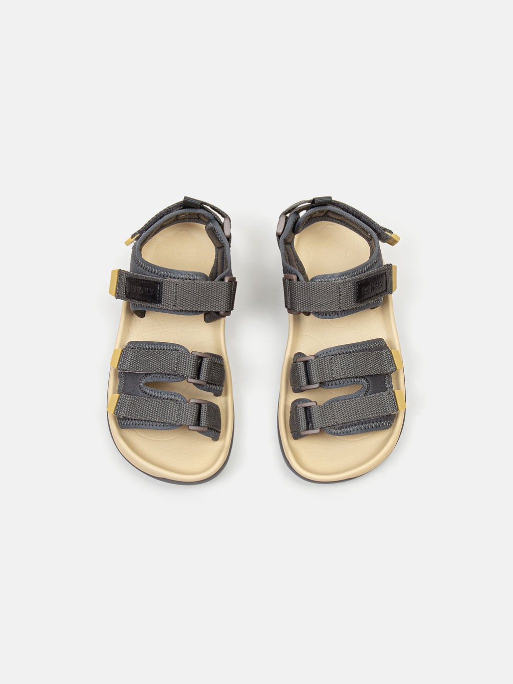 Сандалии Графит на липучке - Bungly фото 3