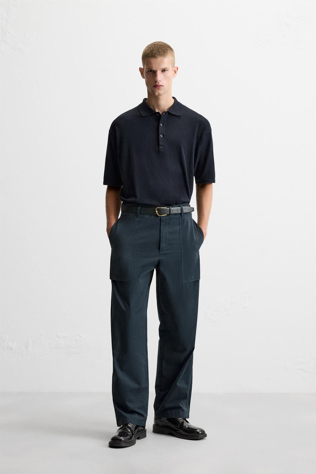 KNIT POLO SHIRT - LIMITED EDITION - Zara фото 3