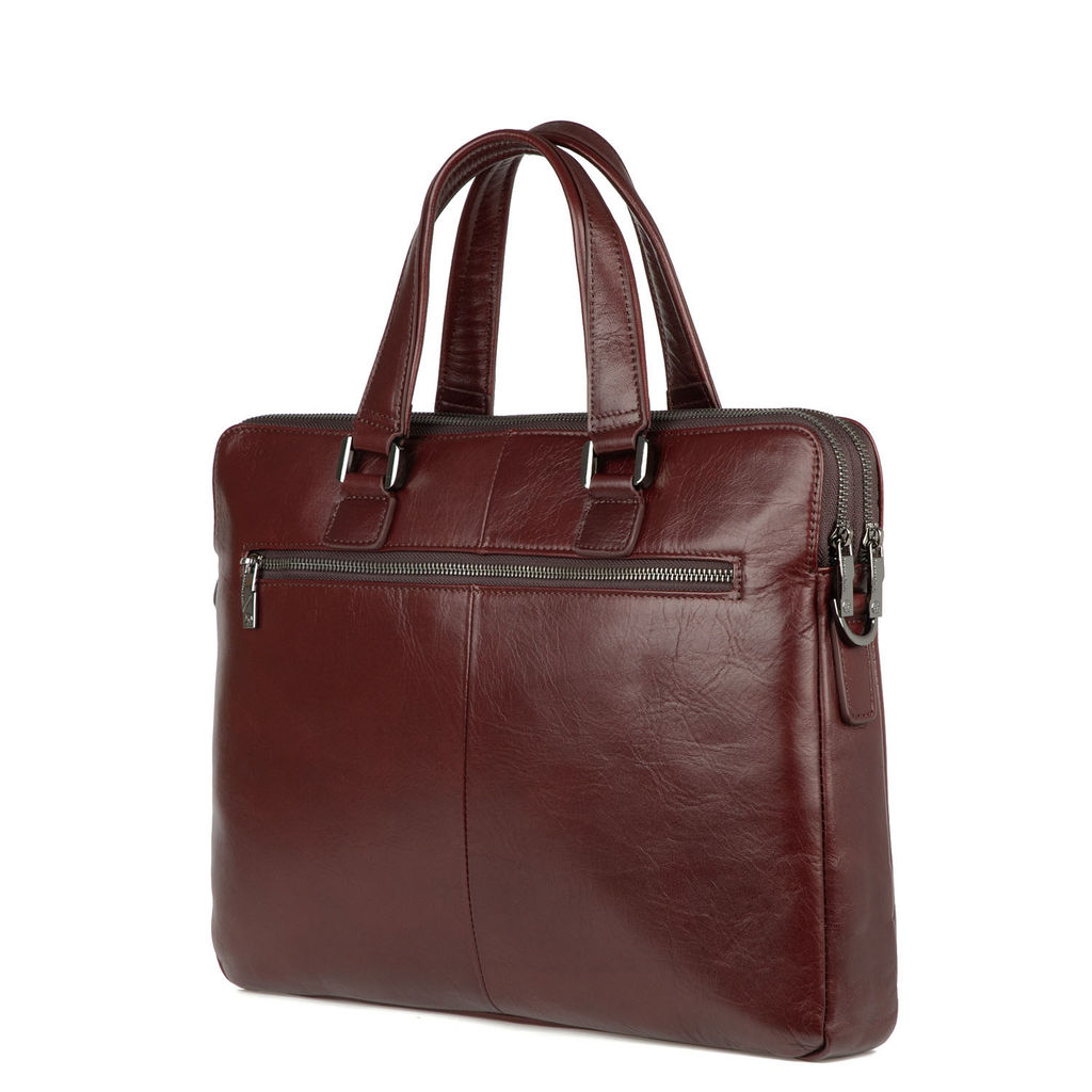 Мужская кожаная сумка Деловая - Barcelo biagi фото 3