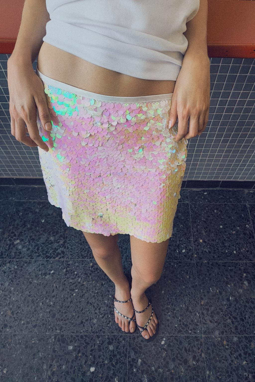 SEQUINNED MINISKIRT - Zara фото 2