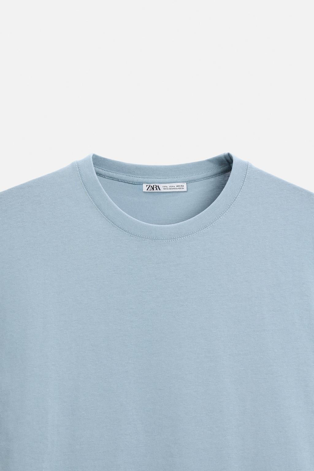 BASIC MEDIUM WEIGHT T-SHIRT - Zara фото 33