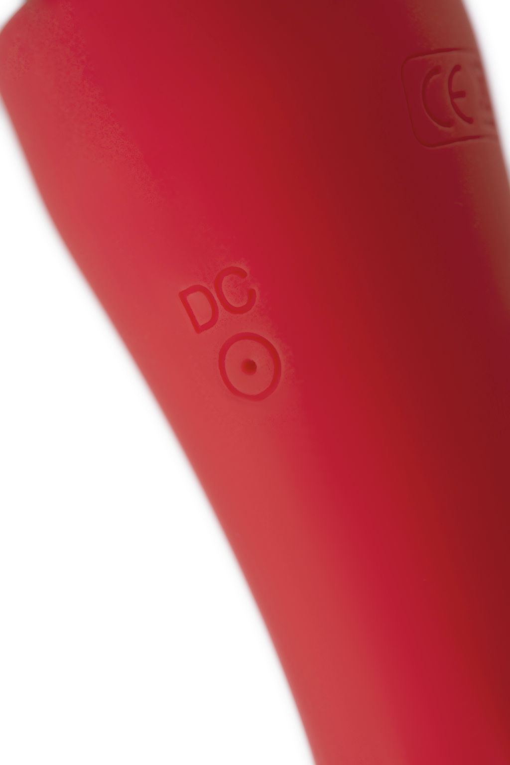 Двусторонний вибромассажер Black&Red by Toyfa, силикон, красный, 21 см