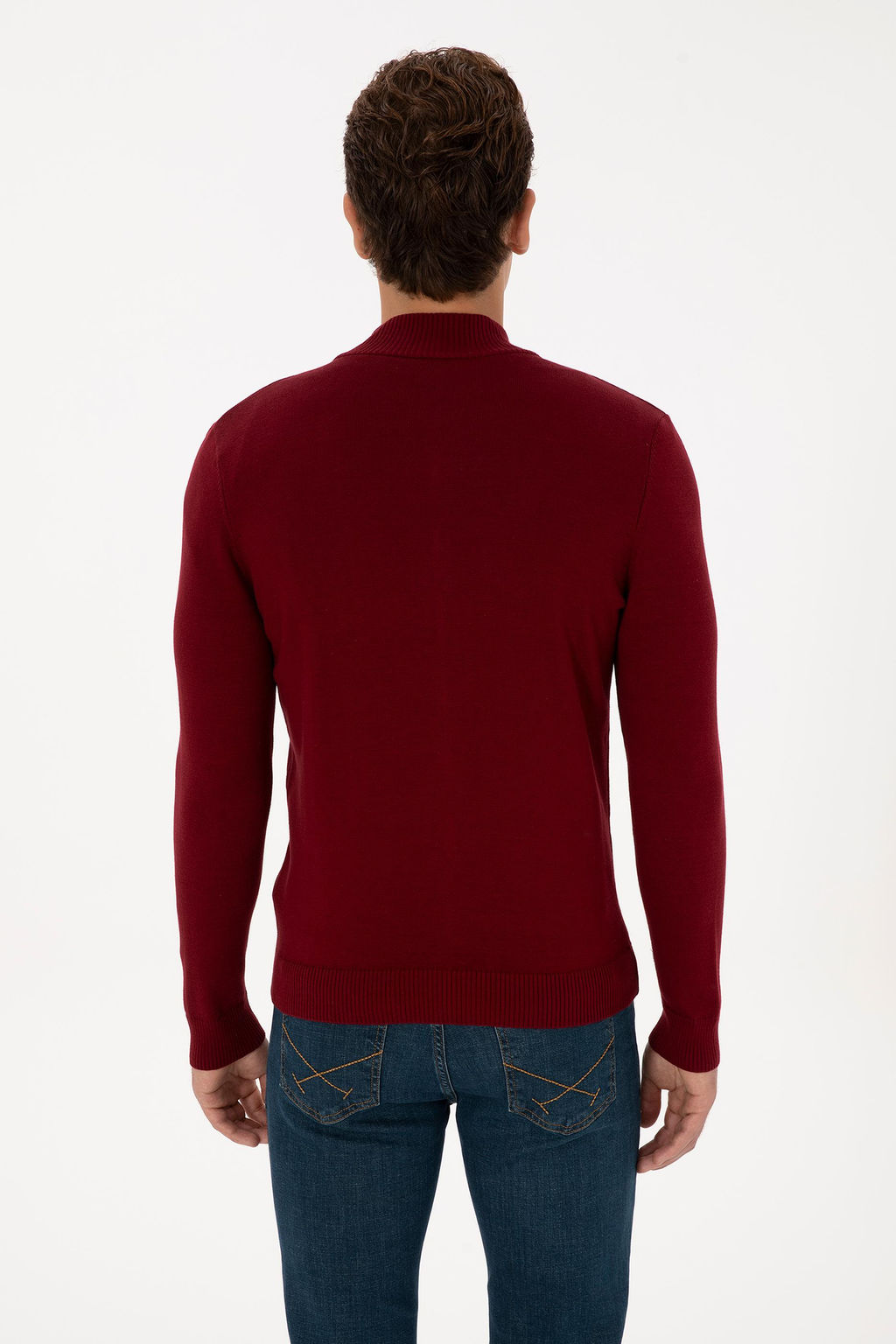 Erkek Bordo Basic Triko H_rka - U.s. polo assn фото 12