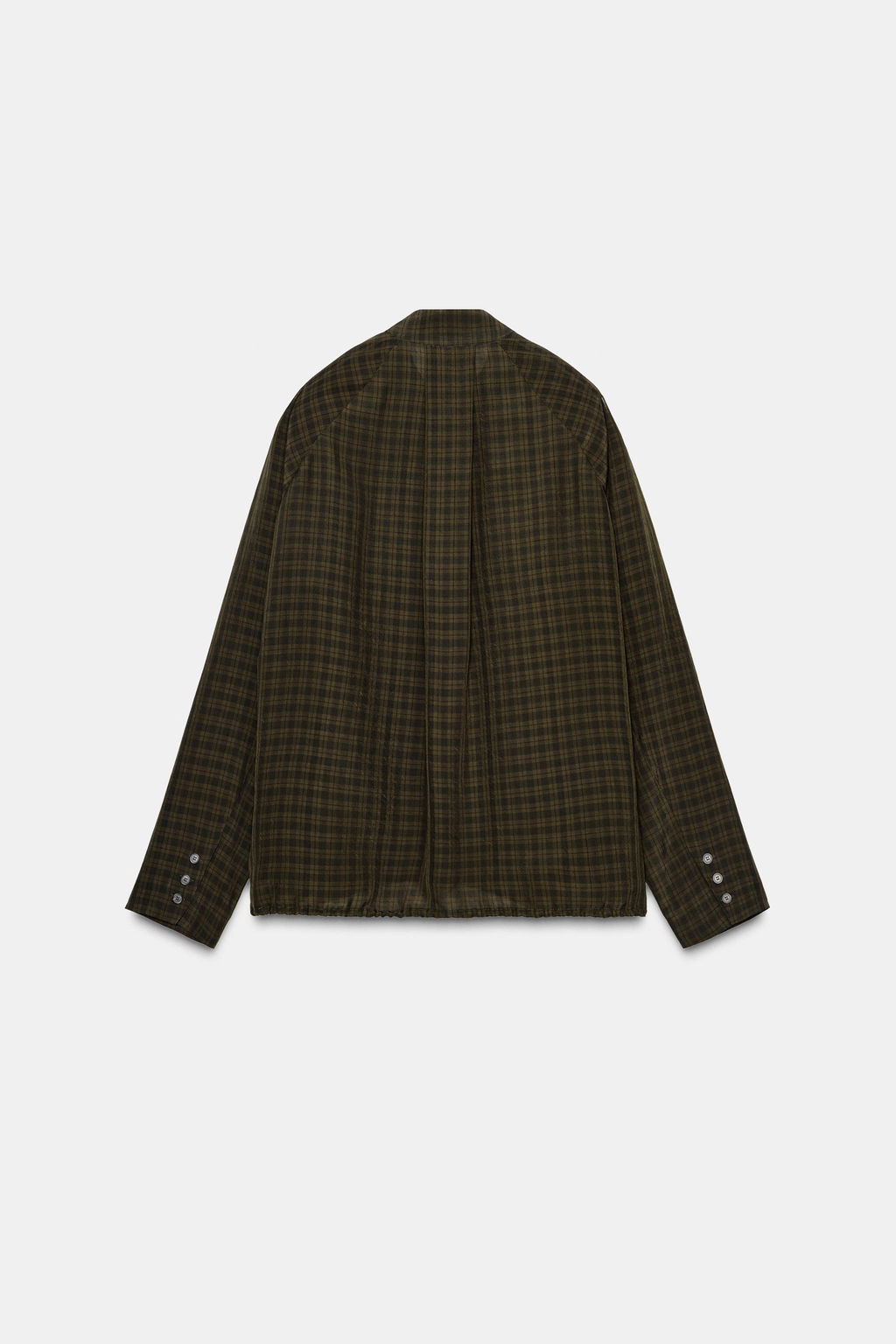 ZW COLLECTION CHECK SHIRT - Zara фото 7
