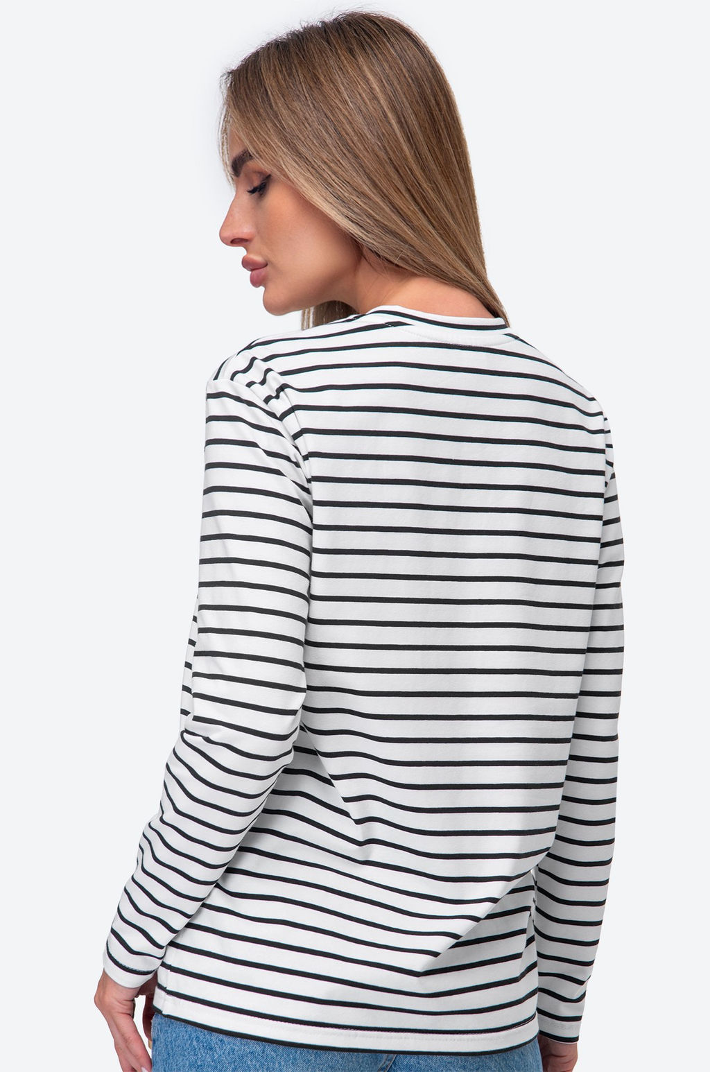 Женский лонгслив в полоску Happy Fox  фото 5