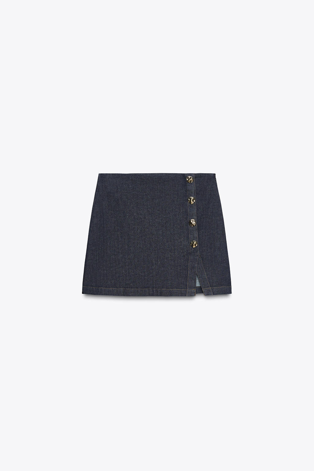 BUTTON-DETAIL WRAP SKORT - Zara фото 7
