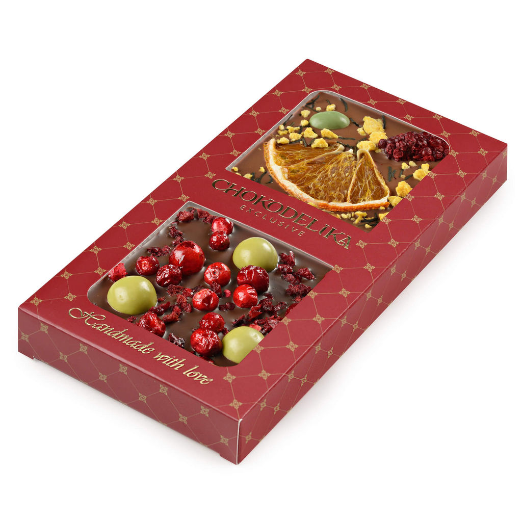 Подарочный набор Апельсин плюс вишня 70 гр - Chokodelika фото 2