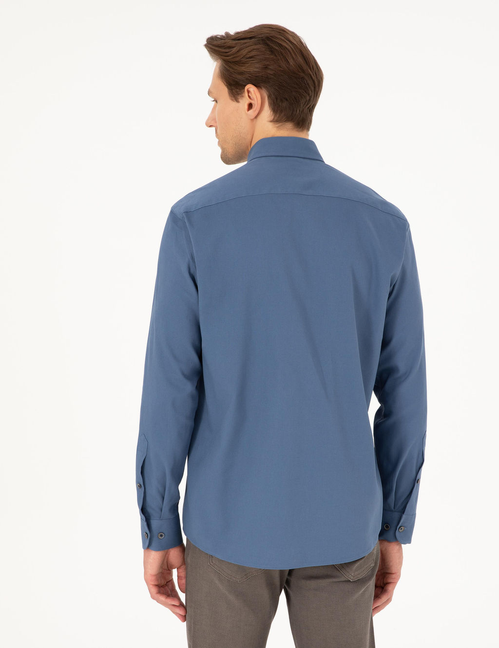_ndigo Regular Fit Uzun Kollu G_mlek - Pierre cardin фото 5