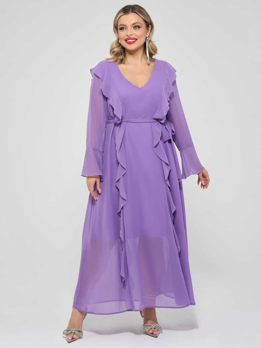 Платье 0372-1 бирюзовый - Dora фото 37