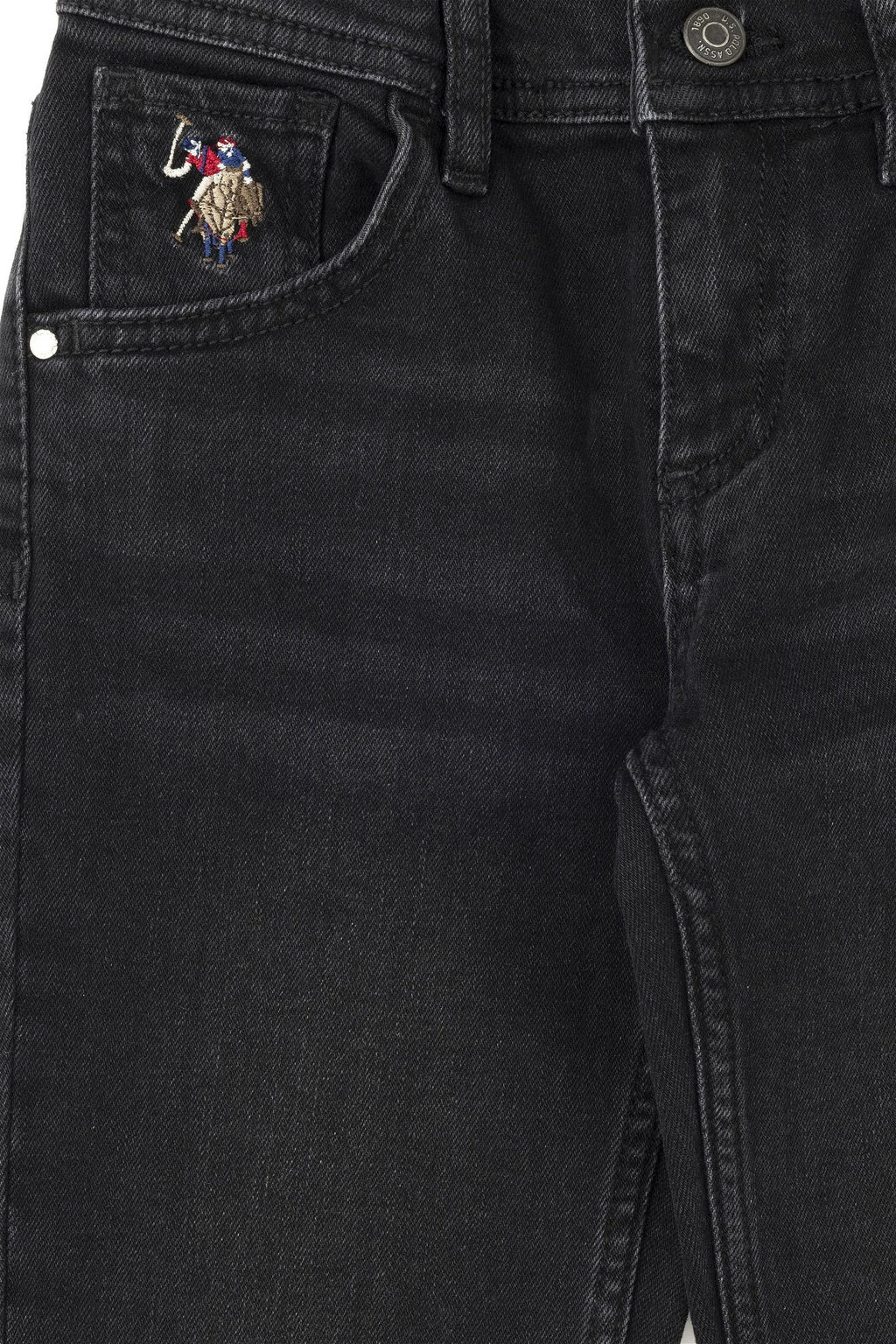 Черные джинсовые брюки для мальчика - U.s. polo assn фото 4