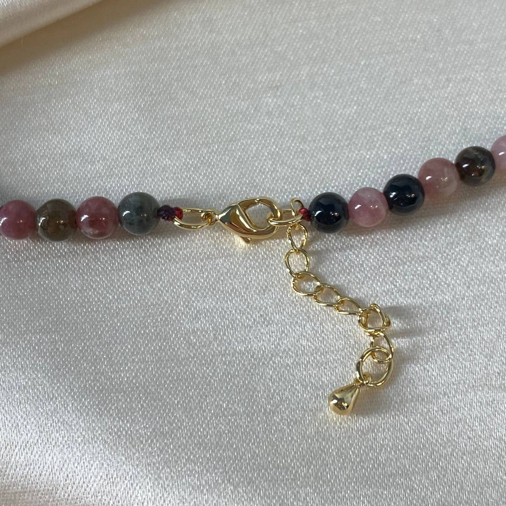 Бусы из Турмалина микс