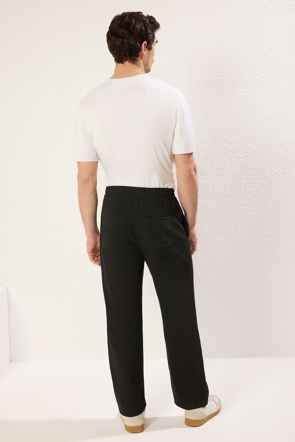 TRENDYOL MAN Siyah Straight Orme Rahat Pantolon TMNSS25PL00012 - Trendyolmilla фото 6