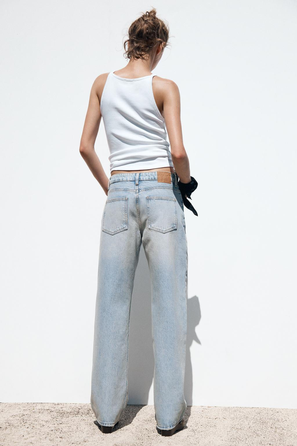 Z1975 STRAIGHT HIGH-WAIST FULL LENGTH JEANS - Zara фото 3