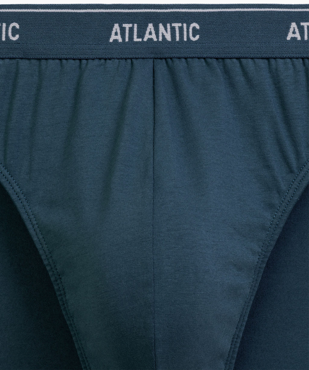 ATLANTIC 2RMP-001 Трусы спорт - набор (2 шт.) сине-зеленый + зеленый  фото 4