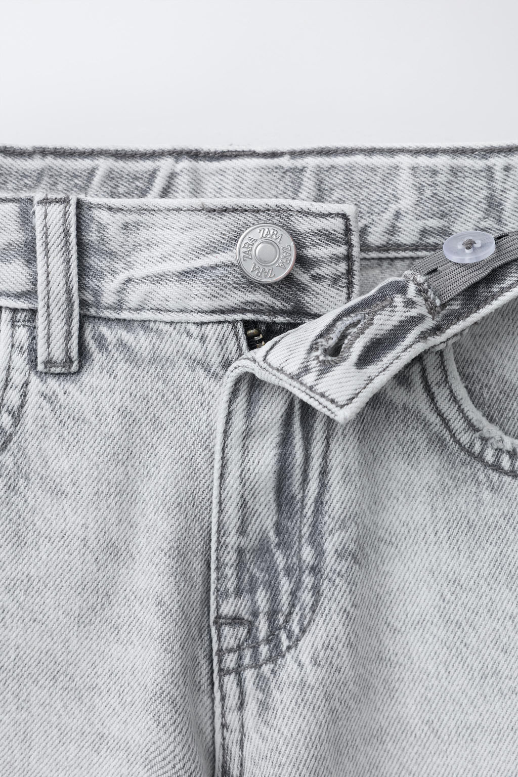 JEANS SLIM FIT / Gris - Zara фото 3