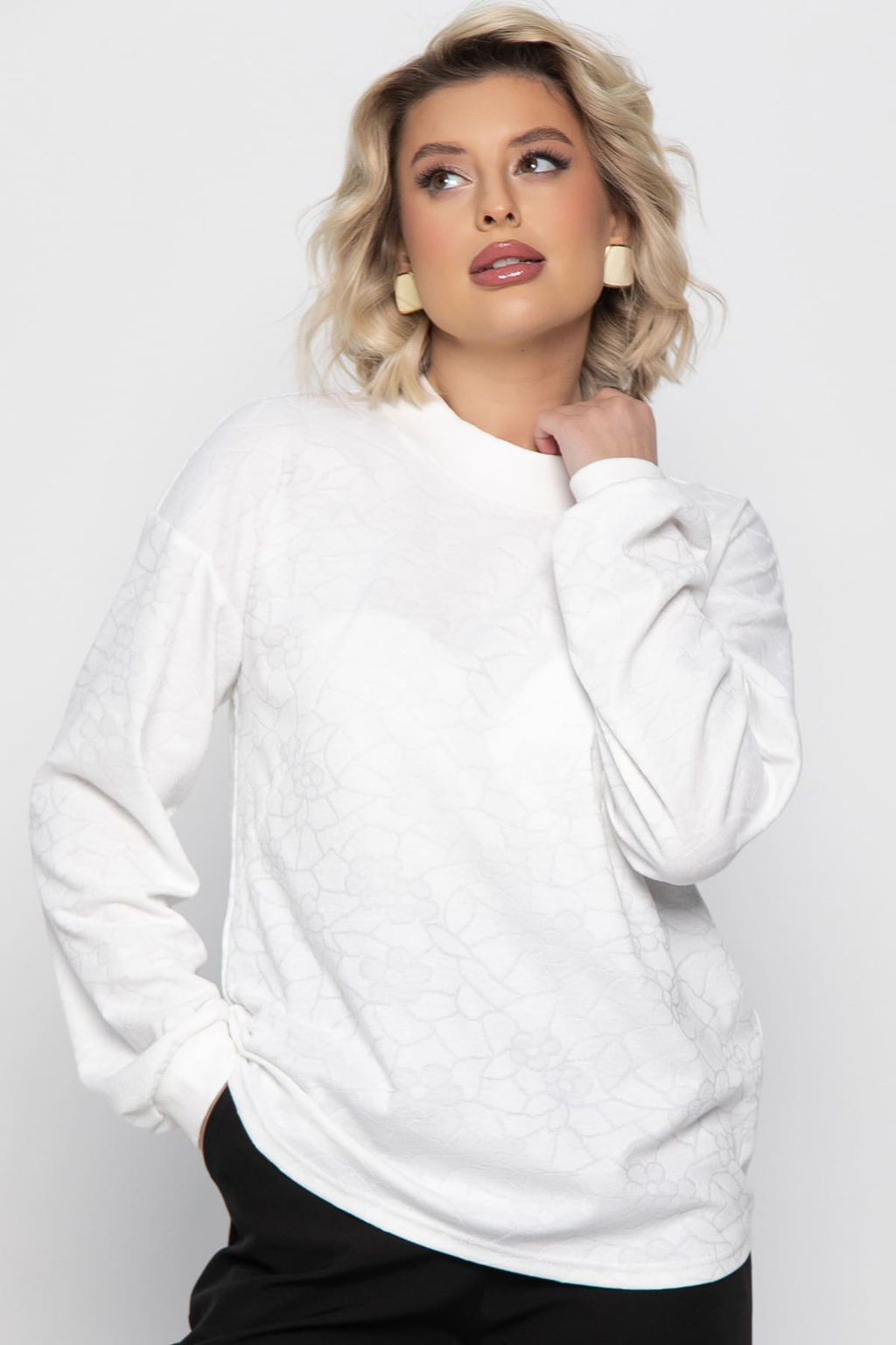 Джемпер Безмятежность (белый) Б14934-3М