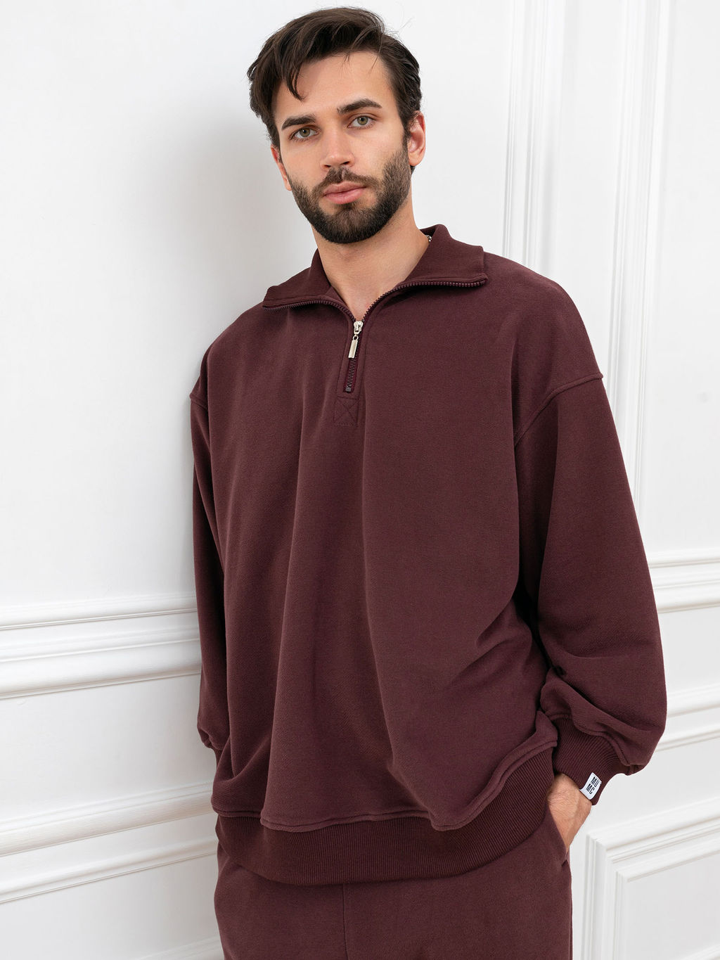 Толстовка мужская Пич Изумрудный - Modamica фото 7